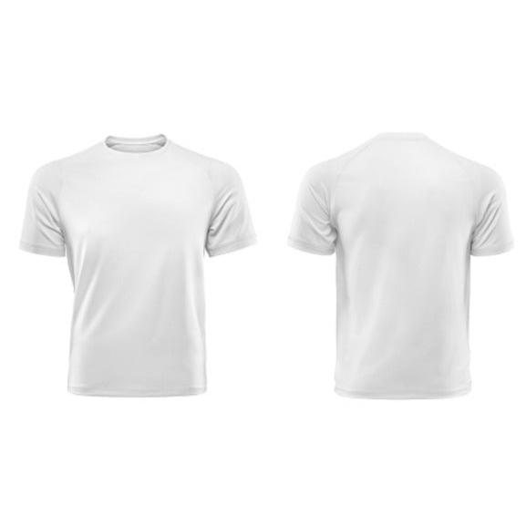 Harlem T-Shirts White Round Neck 6ct