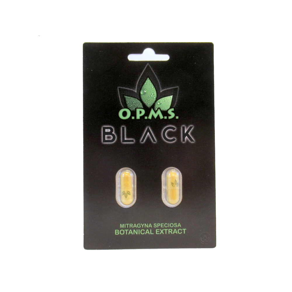 Opms Black Capsules 2ct|3ct|5ct 10pk