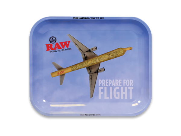 Raw Metal Rolling Tray Large | All Designs