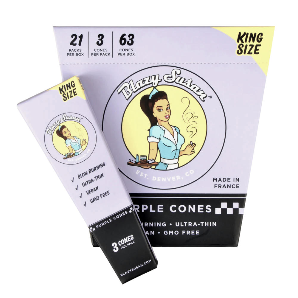 Blazy Susan Purple Cones  1-1/4| Kingsize