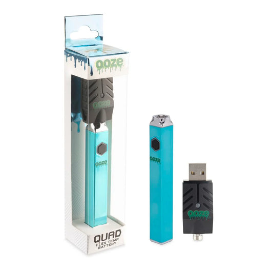 Ooze Quad 510 Thread 500 mAh Square Vape Pen Battery