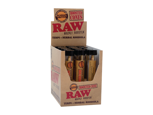 Raw Rocket Boost Terpene Infused Cones 12pk