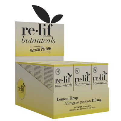 Relif by Mellow Fellow Kratom Shots 250mg