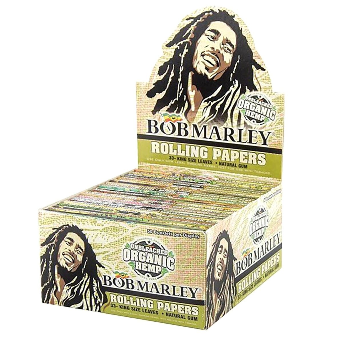 Bob Marley Rolling Paper Organic Hemp Kingsize 50ct