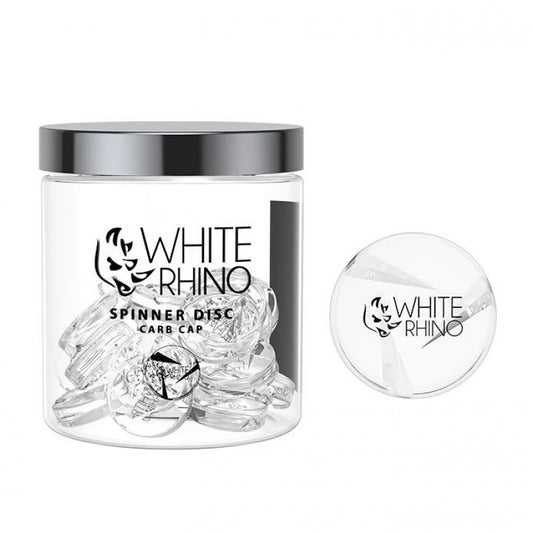 White Rhino Spinner Disc Carb Cap 20Ct