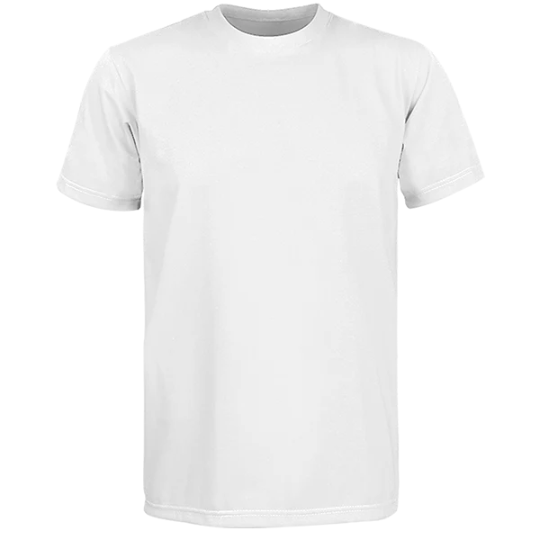 Harlem T-Shirts White Round Neck 6ct