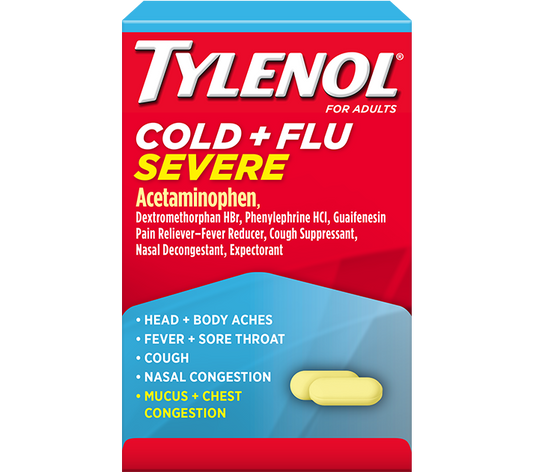 Tylenol Cold + Flu Severe 25pk